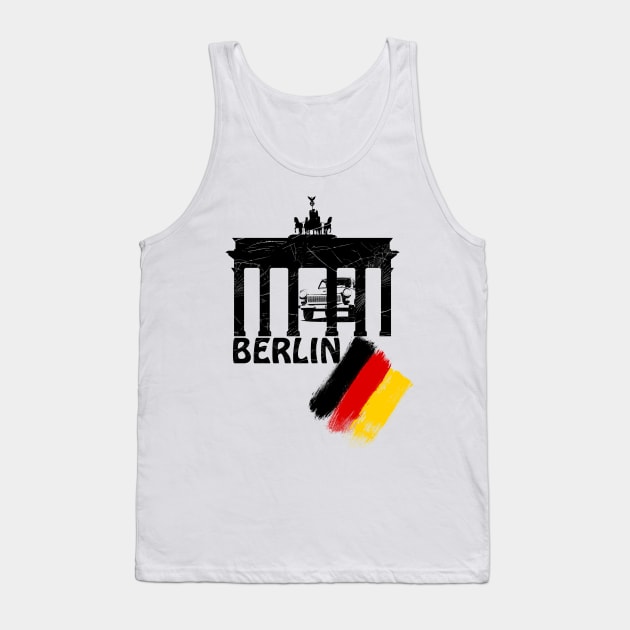 berlin, germany flag, trabant Tank Top by hottehue